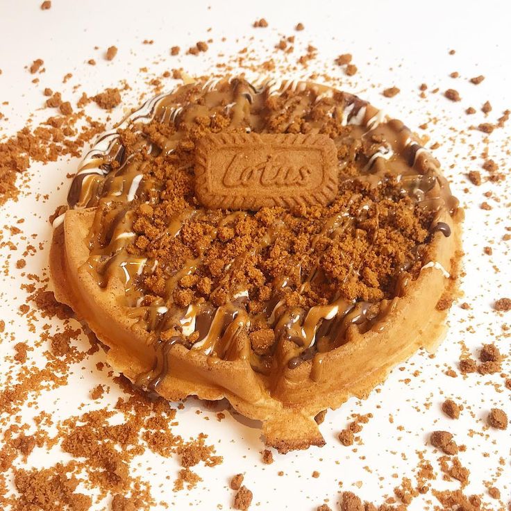Vegan Biscoff Waffle